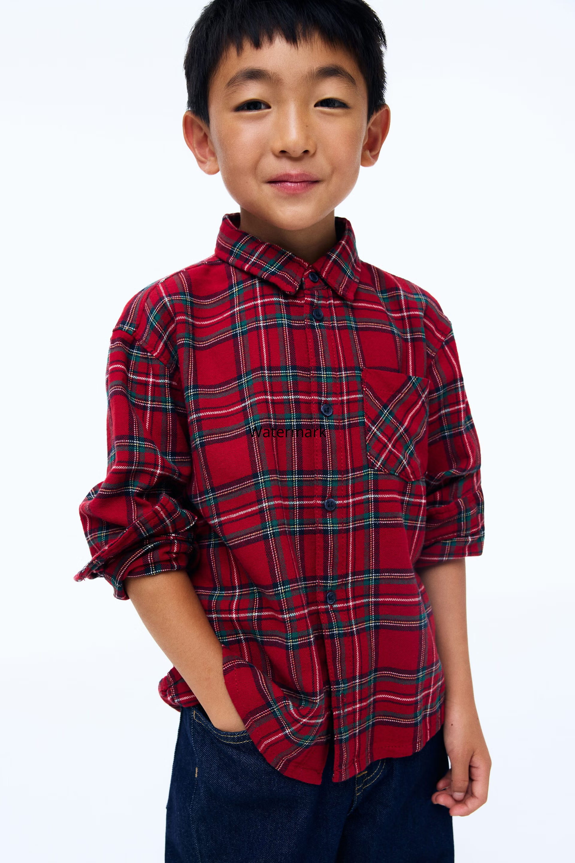 Cotton flannel shirt - Image 1